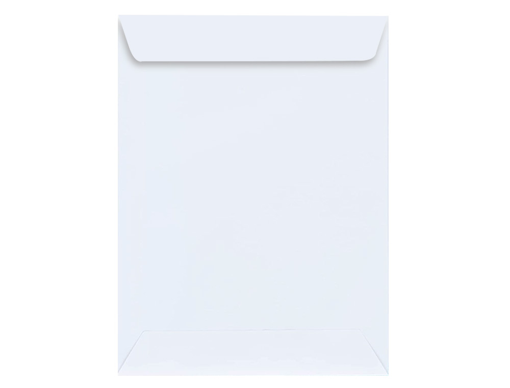 SOBRE LIDERPAPEL BOLSA BLANCO 310X410 MM SOLAPA TIRA DE SILICONA PAPEL OFFSET 100 GR CAJA DE 250 UNIDADES