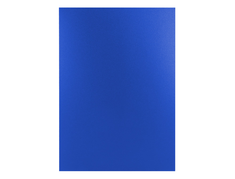 TAPA ENCUADERNACION LIDERPAPEL POLIPROPILENO A4 0.5MM AZUL OPACO PAQUETE DE 100 UNIDADES