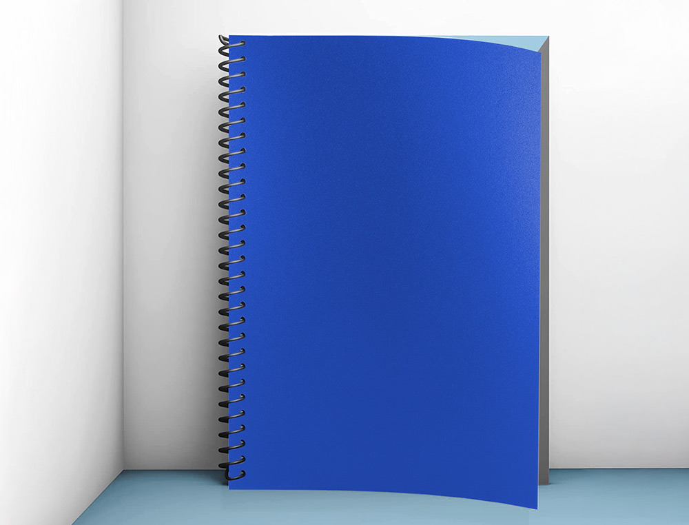 TAPA ENCUADERNACION LIDERPAPEL POLIPROPILENO A4 0.5MM AZUL OPACO PAQUETE DE 100 UNIDADES