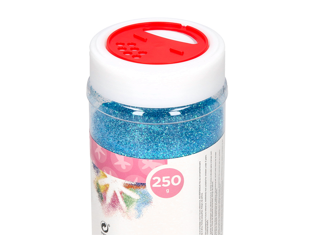 PURPURINA LIDERPAPEL FANTASIA COLORES METALICOS PASTELES SURTIDOS BOTE DE 250 GR
