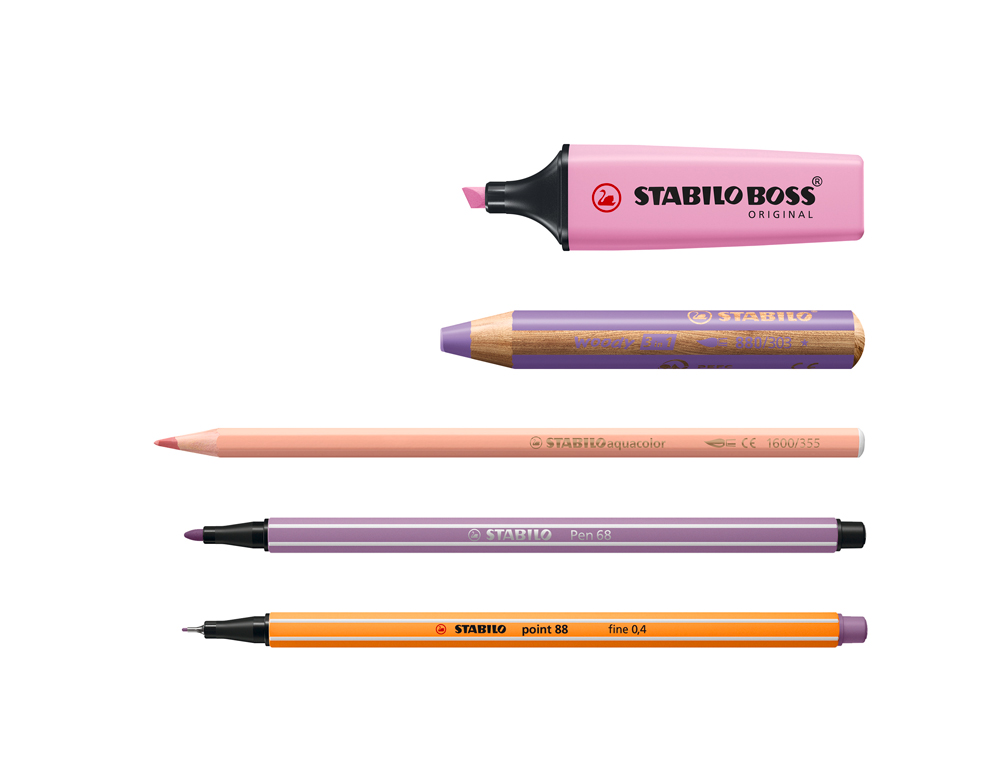 SET STABILO CREATIVO ARTY LINE PASTEL 50 UNIDADES SURTIDAS