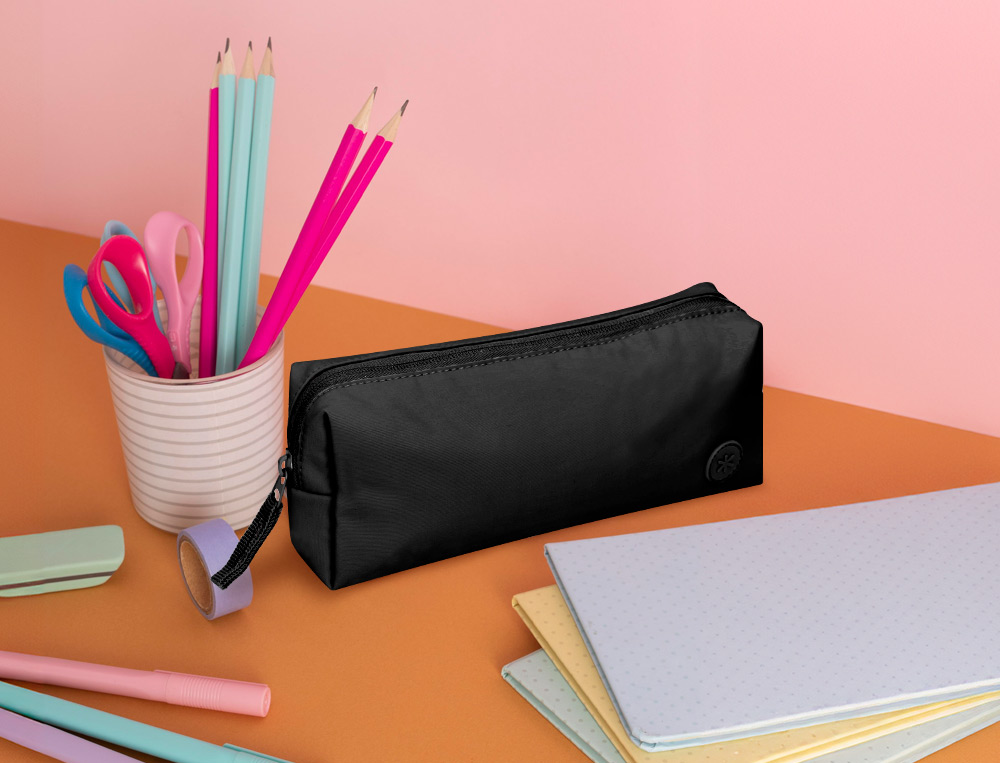 ESTUCHE PORTATODO ANTARTIK BASIC PACK 1 COMPARTIMENTO NEGRO COMPAERO MOCHILA 100X60X220 MM