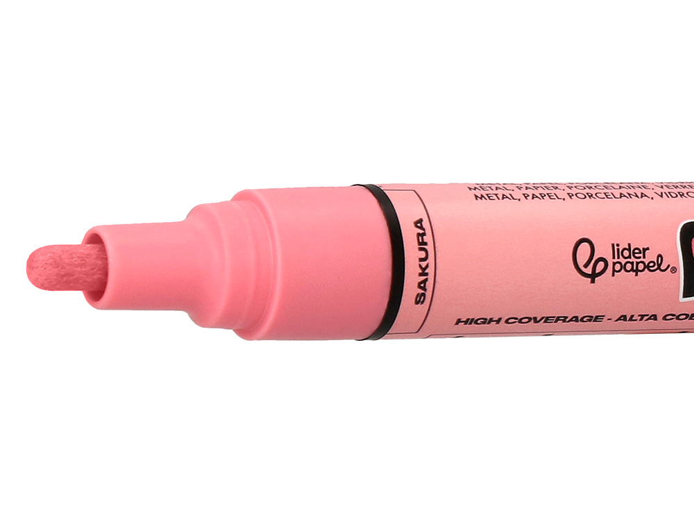 ROTULADOR LIDERPAPEL ACRYLIC BASE AGUA TODO TIPO DE SUPERFICIE PUNTA REDONDA 3MM CAJA DE 8 UNIDADES COLORES PASTEL