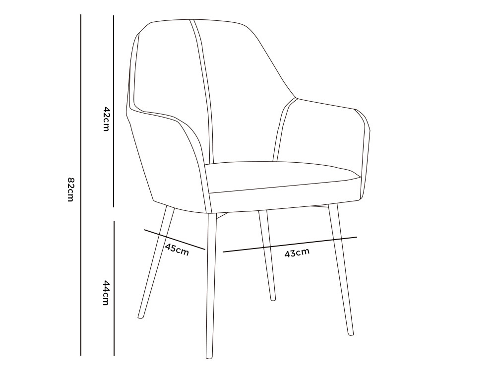 SILLA Q-CONNECT CONFIDENTE SIEMIONE BASE METALICA ALT MAX 820 ANC 570 PROF 580 COLOR GRIS CLARO