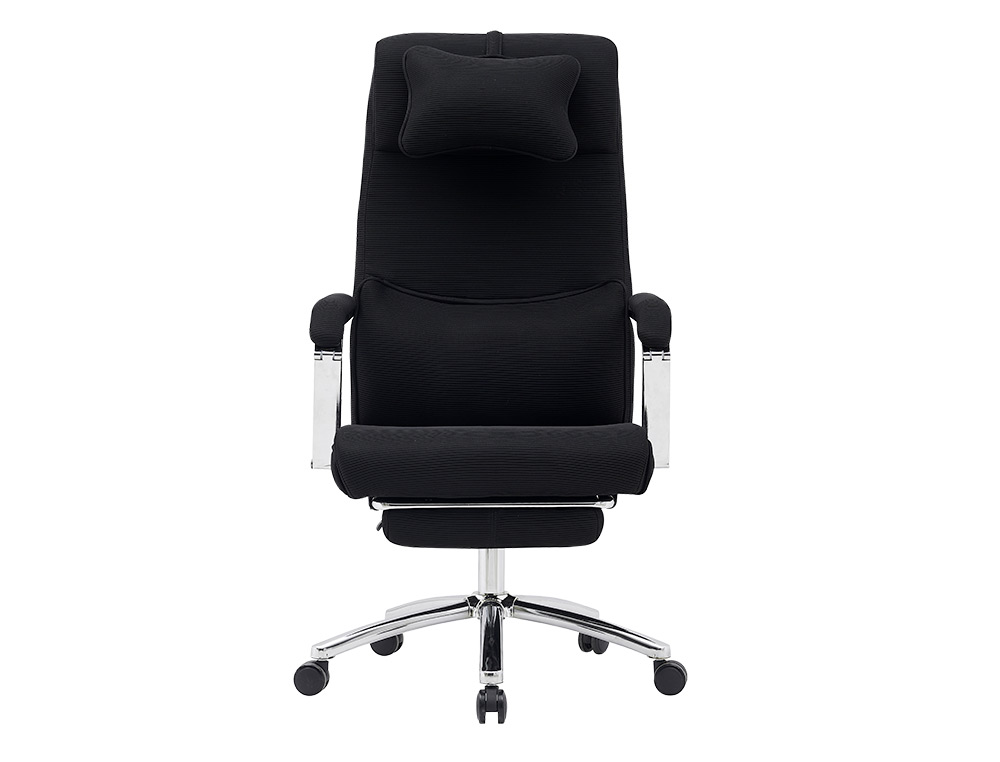 SILLA Q-CONNECT DIRECCION RAVENNA MALLA BASE METALICA ALT MAX 1300 ANC 670 PROF 730 MM RUEDAS PREMIUM COLOR NEGRO