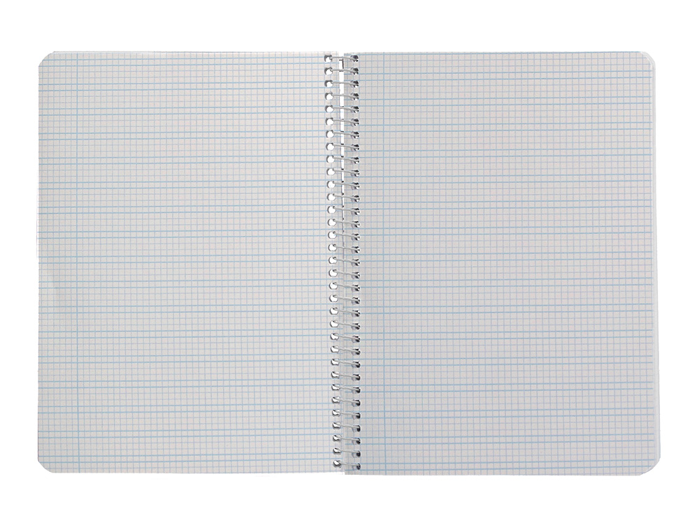 CUADERNO ESPIRAL LIDERPAPEL A5 PAUTAGUIA TAPA BLANDA 40H 75GR CUADRO PAUTADO 2,5MM COLOR NARANJA
