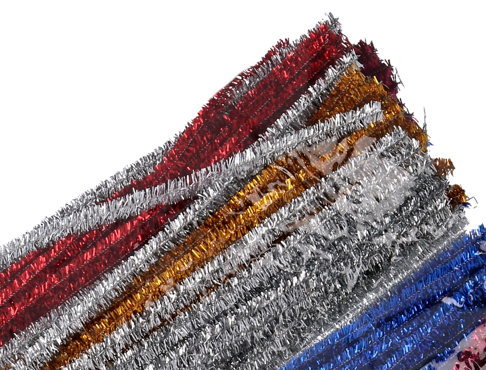 LIMPIAPIPAS DE CHENILLA LIDERPAPEL 30 CM COLORES BRILLANTES SURTIDOS BOLSA DE 30 UNIDADES
