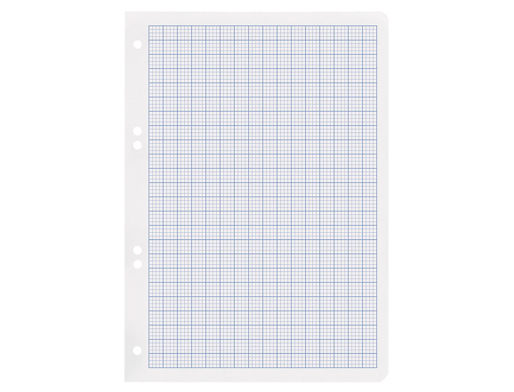 RECAMBIO LIDERPAPEL DIN A5 100 HOJAS 75GR RAYADO Nº 46 6 TALADROS