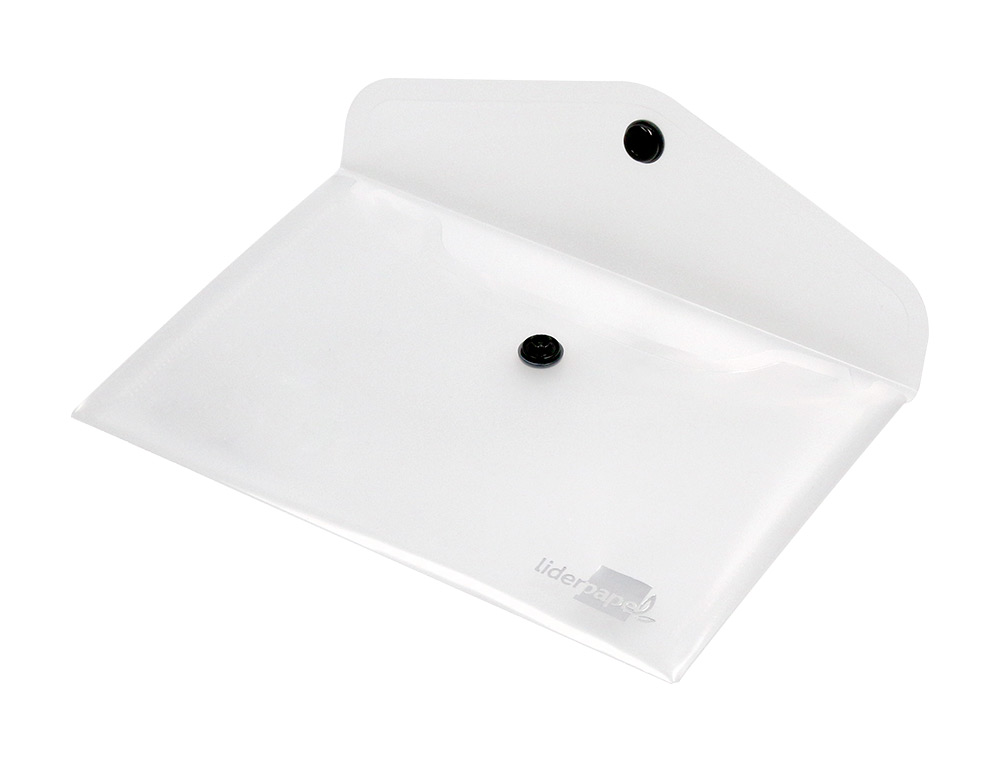 CARPETA LIDERPAPEL DOSSIER BROCHE 44224 POLIPROPILENO DIN A7 COLOR TRANSPARENTE