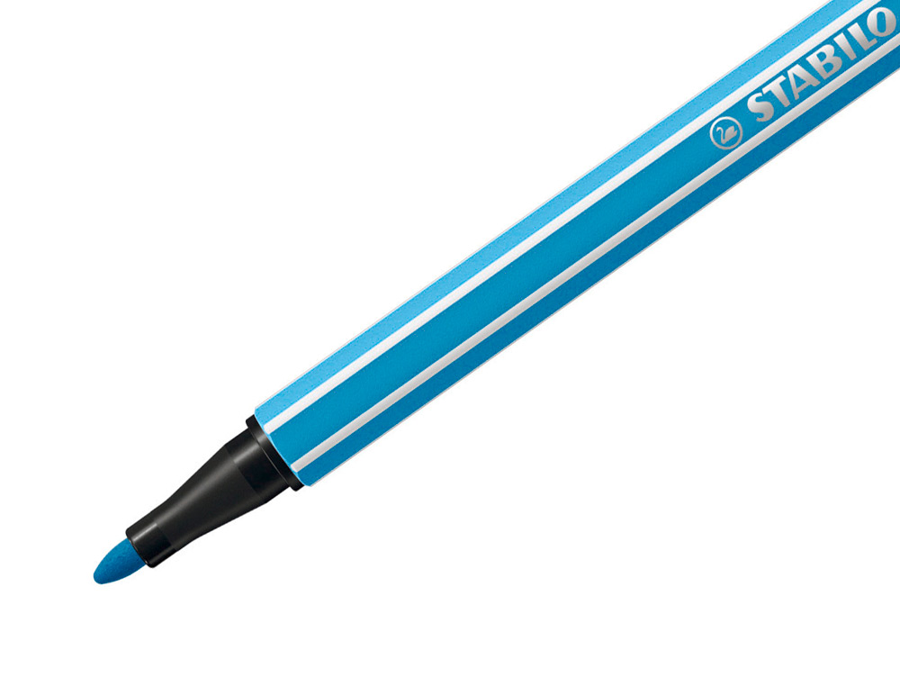 ROTULADOR STABILO ACUARELABLE PEN 68 AZUL CELESTE PUNTA GRUESA 1MM
