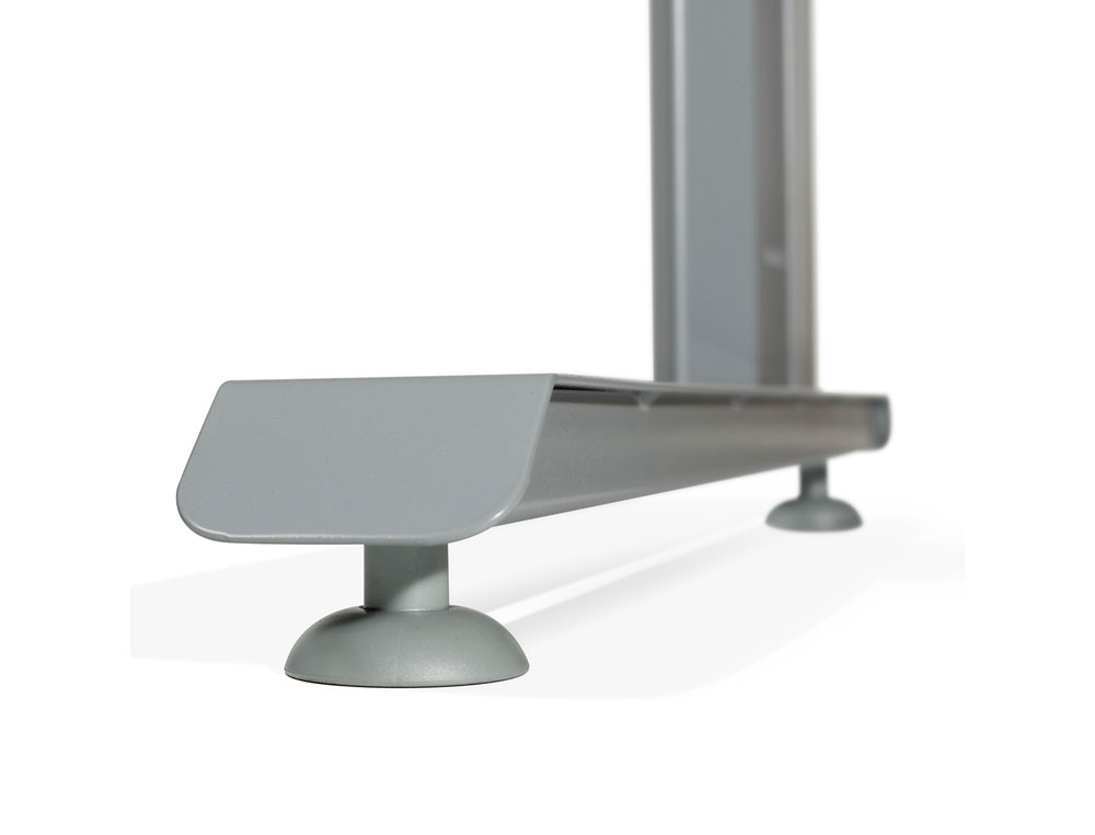 MESA DE OFICINA ROCADA METAL 2001AC02 GRIS/GRIS 140X80 CM