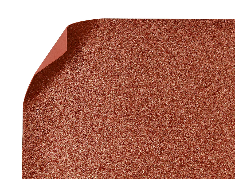 GOMA EVA CON PURPURINA BIODEGRADABLE LIDERPAPEL 50X70CM 60G/M2 ESPESOR 2 MM MARRON